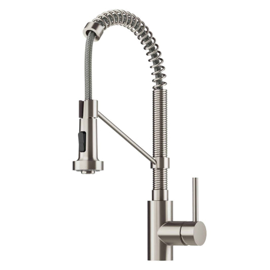 Kraus Bolden 18" Commercial Style Pull-Down Kitchen Faucet in Spot Free Stainless Steel