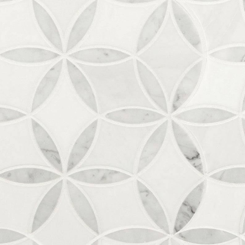 MSI Backsplash and Wall Tile La Fleur Marble Tile 8mm - Renoz