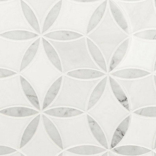 MSI Backsplash and Wall Tile La Fleur Marble Tile 8mm
