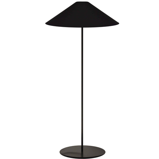 Dainolite 1 Light Floor Lamp with Black Shade
