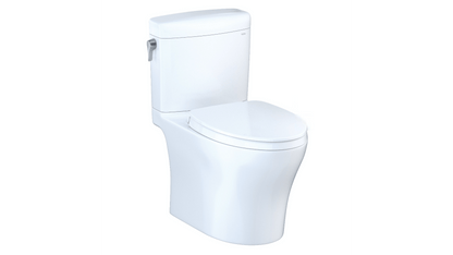 Toilette cube Toto Aquia IV 1,28 GPF et 0,8 GPF Washlet à hauteur universelle + connexion MS436124CEMFGN#01