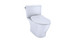 Toto Nexus Two Piece Toilet, 1.28 GPF, Elongated Bowl Slim Seat