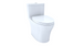 Toilette monobloc Toto Aquia IV 1,0 GPF et 0,8 GPF, cuvette allongée Washlet+ connexion
