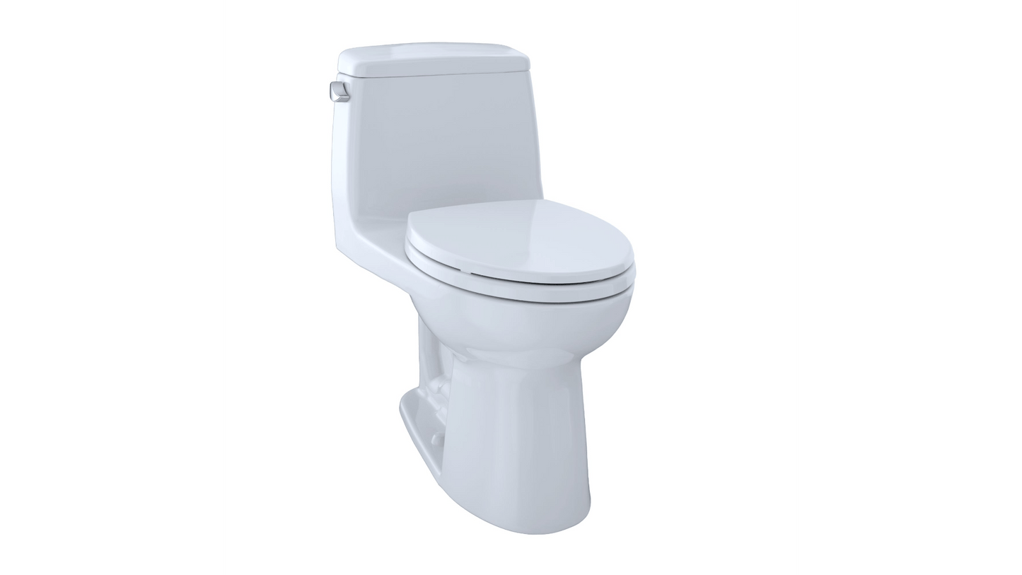 Toilette monobloc Toto Ultramax, 1,6 GPF, cuvette allongée avec siège à fermeture douce