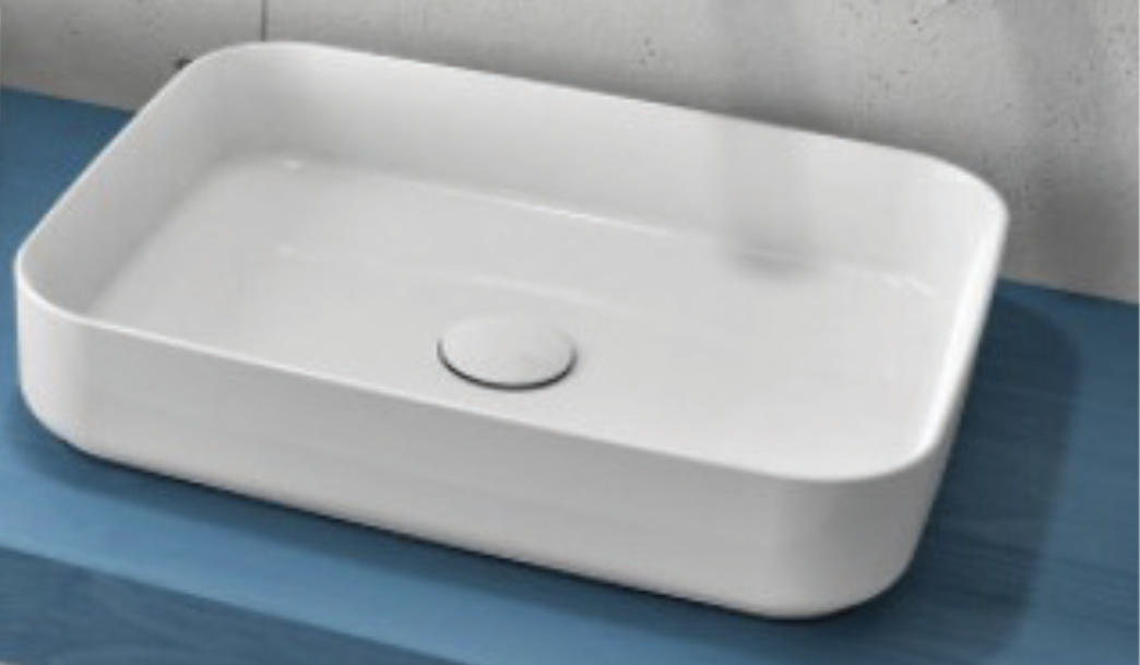 Streamline Cavalli MY-605 Rectangular Vessel Basin Bathroom Sink