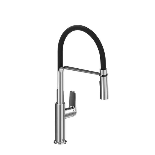 Riobel Mythic Modern 18 1/4" Pulldown Kitchen Faucet- Chrome