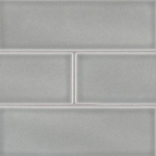 MSI Backsplash and Wall Tile Morning Fog Subway Tile 4" x 12" Glossy