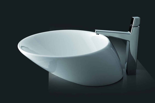 PierDeco Vessel Sink With Ceramic Drain Cover, Without Overflow - C50304-NET