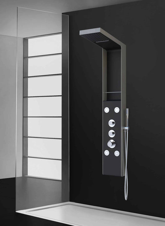 PierDeco Aquamassage Shower Set Shower Columns Collection PD-841-S/MBKSS - Renoz