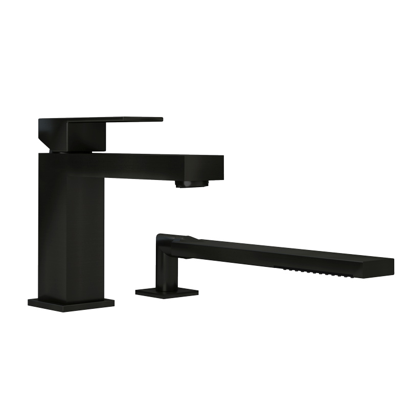Rubi Two-piece Deck Mounted Bath Faucet With Hand Shower