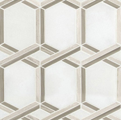 MSI Backsplash and Wall Tile Royal Link Polished Marble Tile 12" x 12"