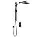 Kalia MOROKA TD2 (Valve Not Included) AQUATONIK T/P with Diverter Shower System with Wall Arm -Matte Black