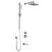 Kalia MOROKA TD3 (Valve Not Included) AQUATONIK T/P with Diverter Shower System with Wall Arm- Chrome