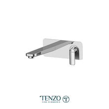 Tenzo - Delano Wall Mount Lavatory Faucet Chrome With W/O (Overflow) Drain