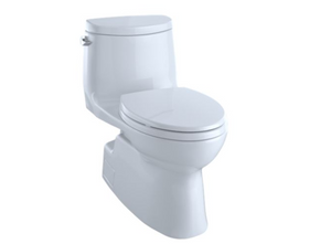 Toto Carlyle II 1.28gpf Elongated Ada Skirted Toilet Less Seat - CST614CEFGAT40#01