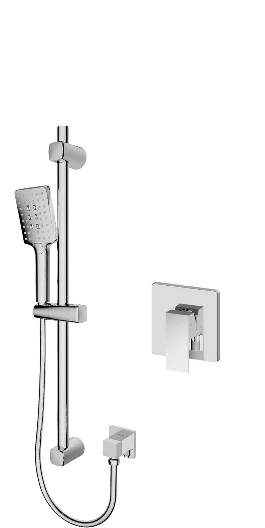 Tenzo Rail and Three Function Spray Bath and Shower Set -KAPB21-1100-CR