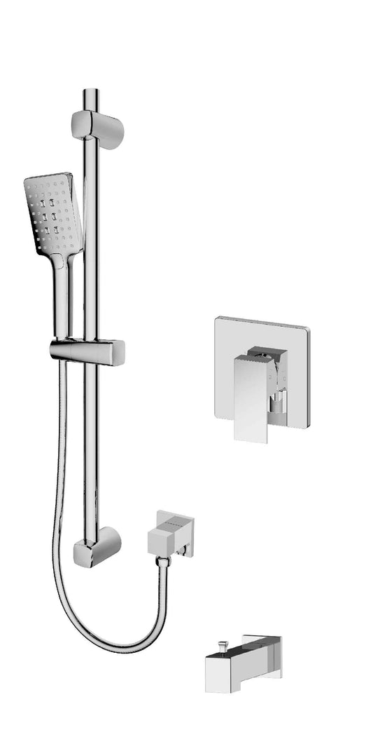 Tenzo Pressure Balanced Shower Set -KAPB21-1102-CR