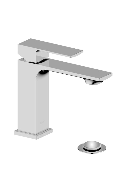 Tenzo - Kalissa Single Hole Lavatory Faucet Chrome With Drain (Overflow)