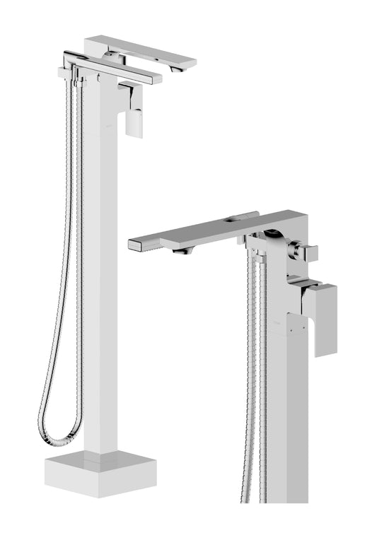 Tenzo Freestanding Bath Faucet - KA52-PB-CR