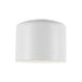 Dainolite 1 Light Incandescent Flush Mount, Matte White Shade - Renoz