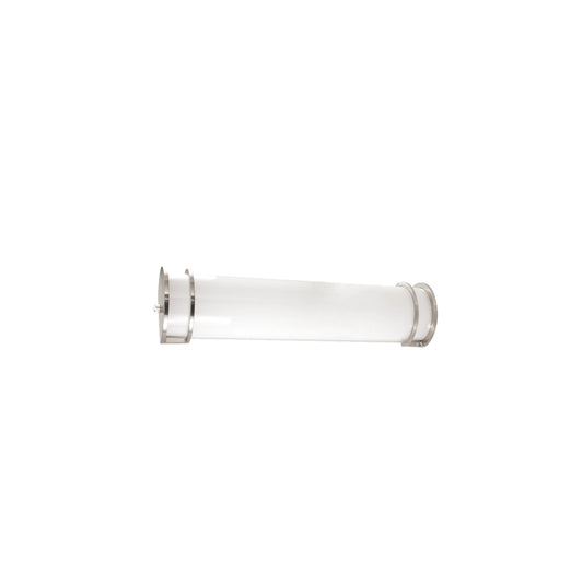Dainolite Vanité LED avec diffuseur acrylique demi-cylindre finition chrome satiné