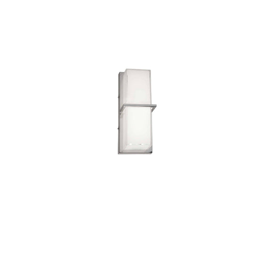 Dainolite LED Wall Sconce Polished Chrome White Cased Glass