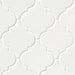 MSI Dosseret et Carrelage Mural Whisper Blanc Arabesque Brillant 8mm