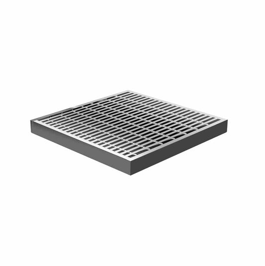 Zitta C1 Square Stainless Steel Grate 8" x 8" Shower Drain Cover