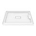ZITTA Shower tray column right flange 48x36 white