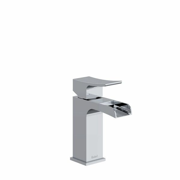 Riobel Zendo Modern 6 1/2" Single Hole Lavatory Open Spout Faucet- Chrome