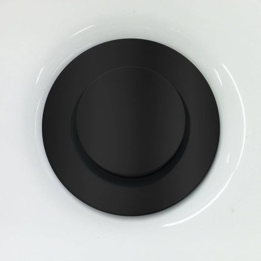Kalia Pop Up Drain With Overflow Assembly with 35.5mm Cap- Matte Black