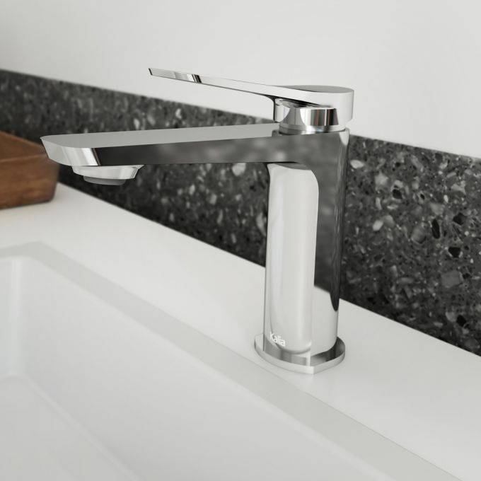 Kalia Moroka 6.5" 165mm Single Hole Bathroom Faucet Without Drain- Chrome