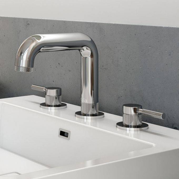 Kalia PRECISO 6" 148mm Widespread Bathroom Faucet Without Drain- Chrome