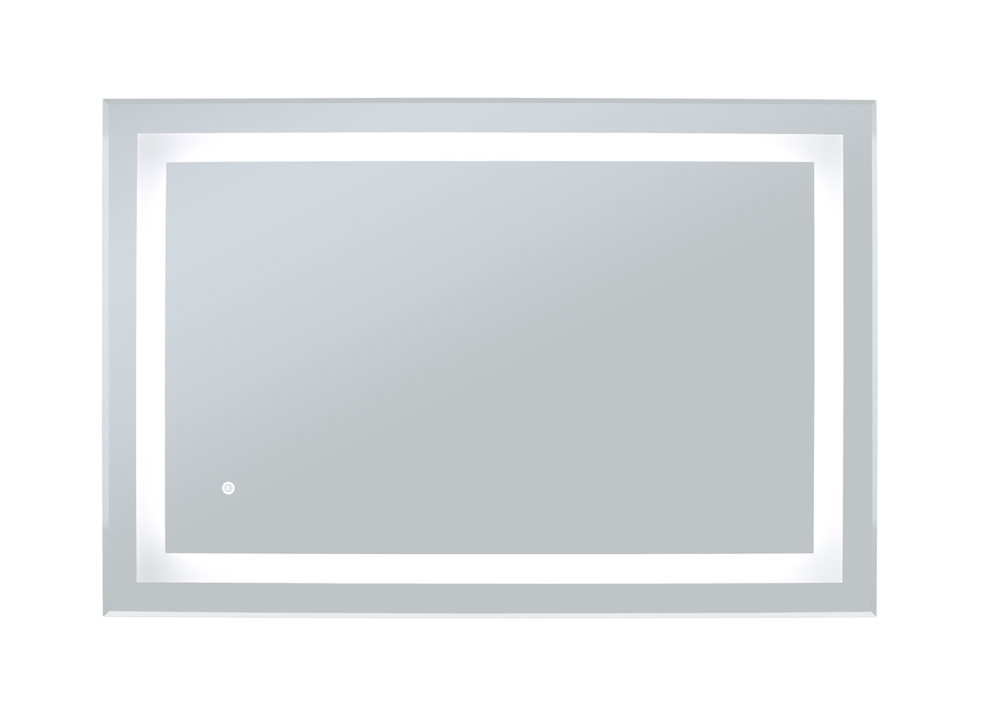 WarmlyYours Audrey Wall Mounted LED Mirror 36ʺ x 24ʺ