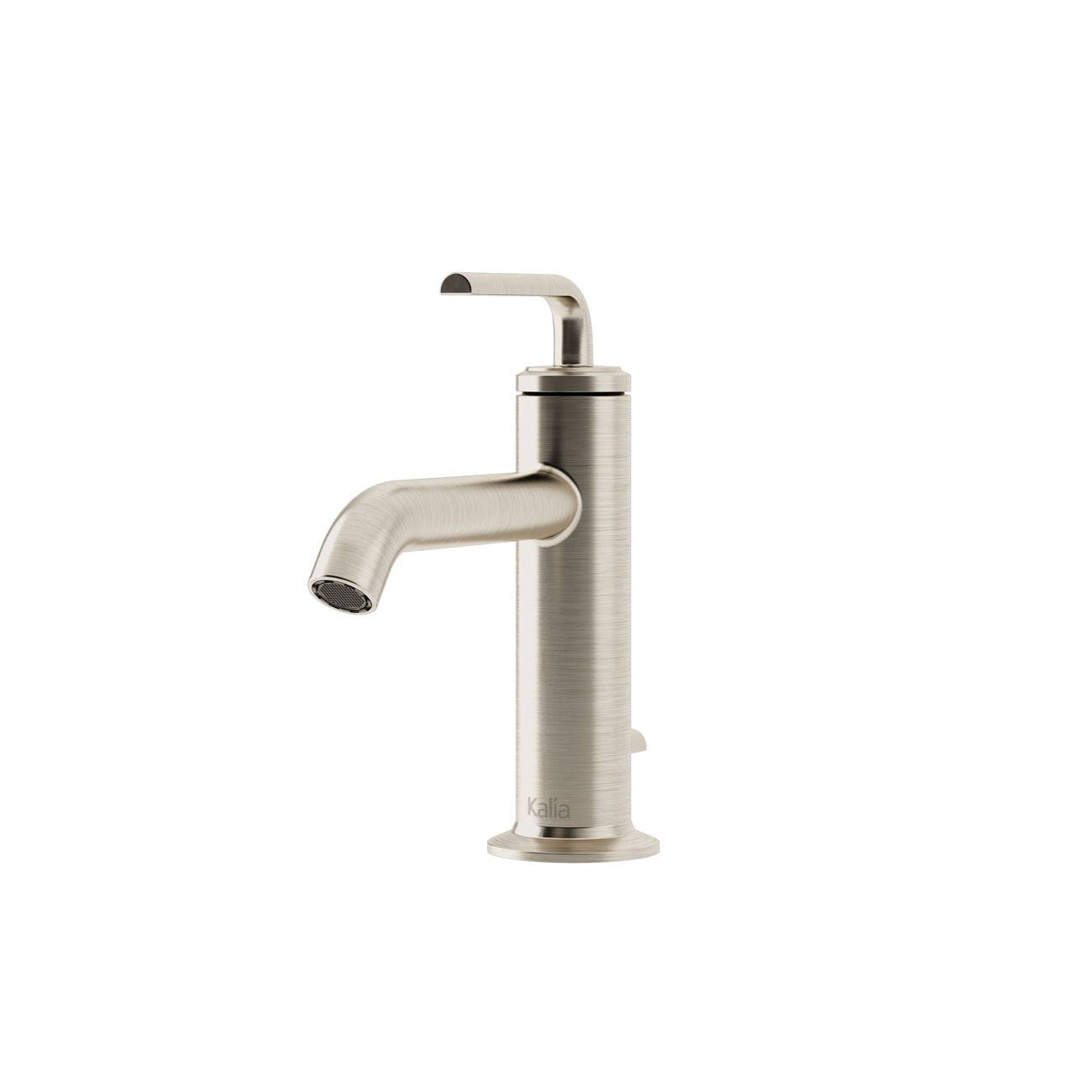 Kalia CITÉ Single Hole 7.5" Lavatory Faucet with Pop-up Drain with Overflow- Brushed Nickel PVD