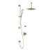 Kalia UMANI T2 : AQUATONIK T/P Shower System with Vertical Ceiling Arm and 8