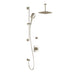 Kalia UMANI T2 PLUS (Valves Not Included) AQUATONIK T/P Shower Kit System with Vertical Ceiling Arm and 9