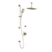 Kalia UMANI T2 PREMIA (Valves Not Included) AQUATONIK T/P Shower System with Vertical Ceiling Arm and 12