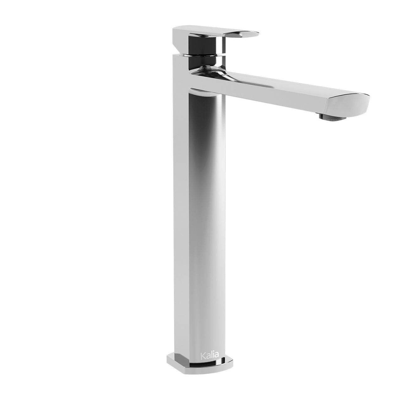 Kalia GRAFIK 11" Tall Single Hole Lavatory Vessel Bathroom Faucet (Without Drain)- Chrome