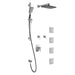 Kalia GRAFIK T375 PREMIA Thermostatic Shower Kit System with Wall Arm and 12