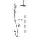 Kalia GRAFIK T375 PREMIA Thermostatic Shower Kit System with Vertical Ceiling Arm and 12