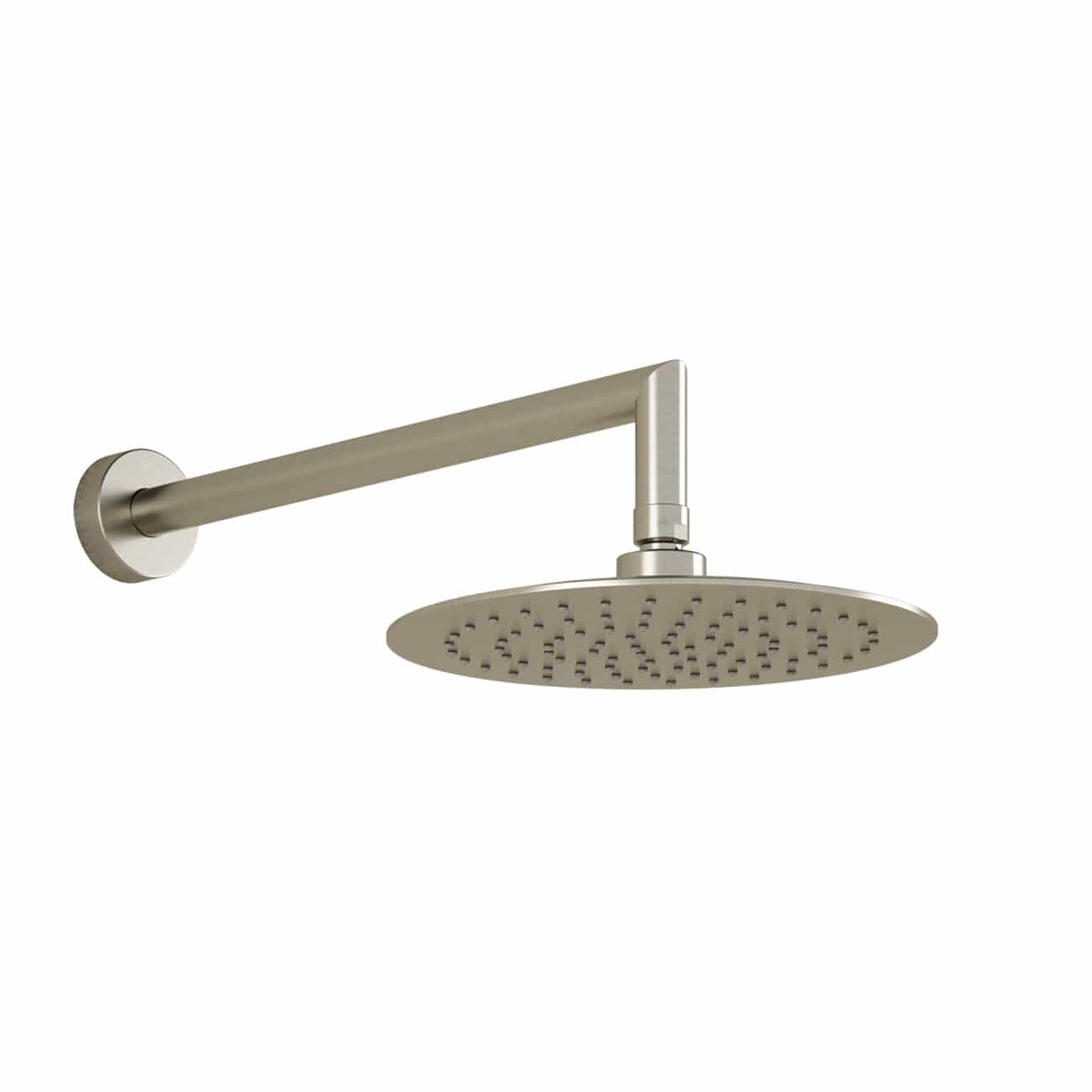 Kalia CITÉ 9" Round Rain Shower Head and Wall Arm- Brushed Nickel