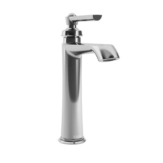 Kalia Rustik Tall 10.13" Single Hole Lavatory Bathroom Vessel Faucet -Chrome