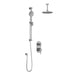 Kalia RoundOne TD2 AQUATONIK T/P with Diverter Shower System with Vertical Ceiling Arm- Chrome