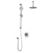 Kalia PRECISO TCD1 (Valve Not Included) AQUATONIK T/P Coaxial Shower System with Vertical Ceiling Arm- Chrome