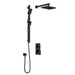 Kalia - Kareo TD2 (Valve Not Included) : Aquatonik T/P With Diverter Shower System With Wallarm - Matte Black