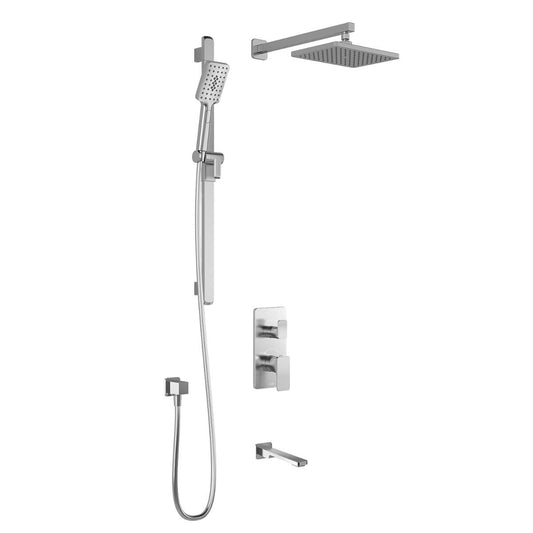 Kalia - Kareo TD3 (Valve Not Included) : Aquatonik T/P With Diverter Shower System With Wallarm - Chrome