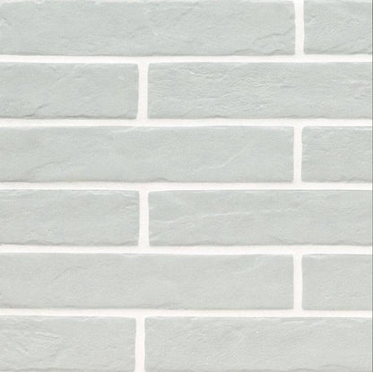 MSI Brickstone Fog Brick Wall Tile 2" x 10" 8mm