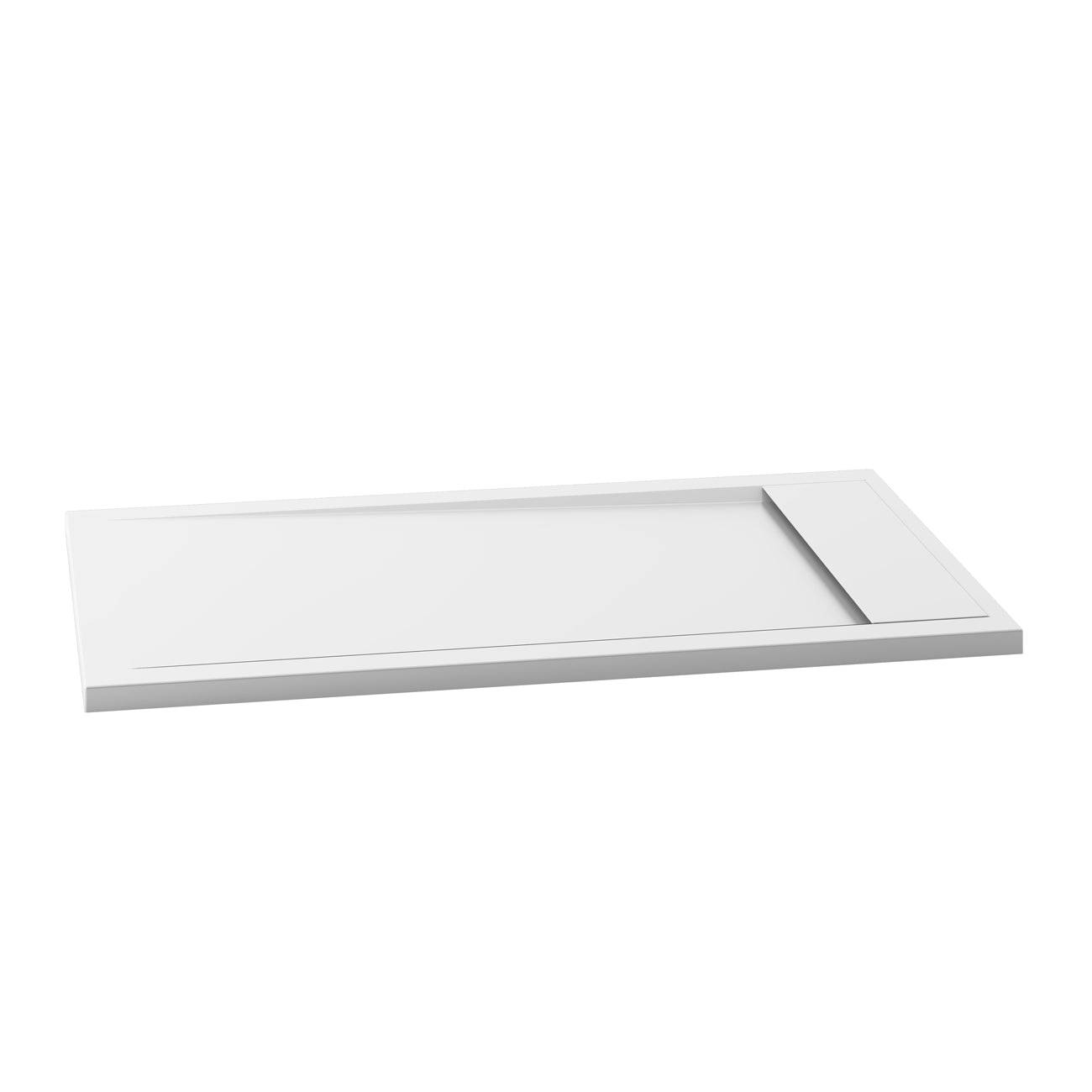 Kalia OPURE 60" x 36" Rectangular Acrylic Shower Base (Aluminum Tiling Flange Kit Included)