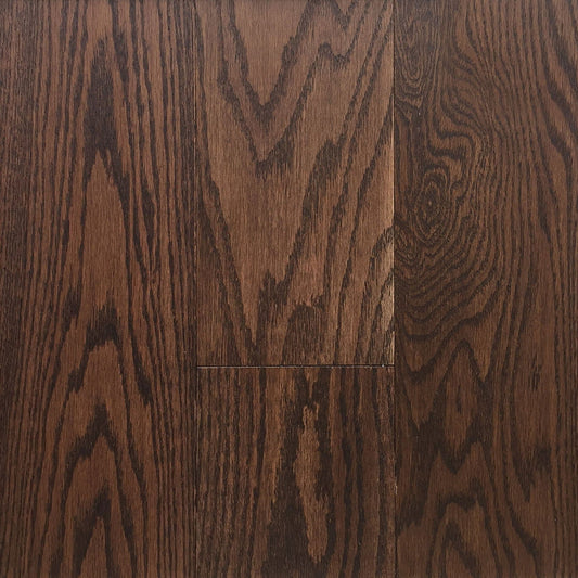 Hardwood Planet Red Oak Collection Wire Brushed Select & Better Cappuccino Hardwood Flooring